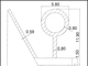 S242-3M 2,5 м Силиконовый уплотнитель с клейким слоем на торец стекла (Китай)