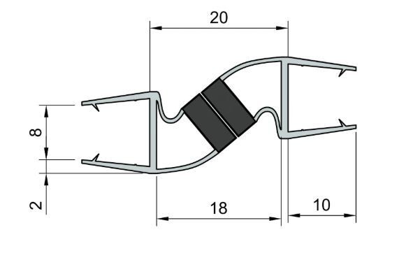 a042.prem.bl.8 Магнитный уплотнитель регулируемый