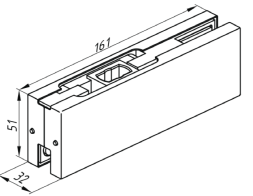 Q110 Фитинг нижний