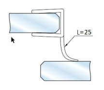 a013-25.cl.8 Уплотнитель ПВХ