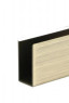 2010-3 Профиль для 8 мм 20x10 нерж., L=3 м