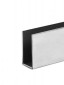 2010-3 Профиль для 8 мм 20x10 нерж., L=3 м
