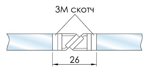 210-ku.cl Уплотнитель магнитный с клеевым слоем 90/180