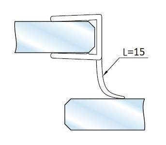 a013-15.cl.6 Уплотнитель ПВХ