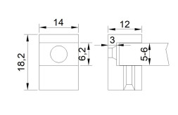cristall.6 Полкодержатель 4-6 мм