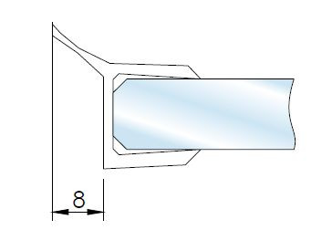 a203.cl.10 Уплотнитель ПВХ