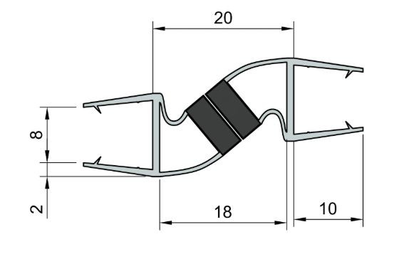 a042.cl.8 Магнитный уплотнитель регулируемый