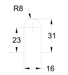 721-1.QN Коннектор стекло-стена "1 точка" (нерж.)