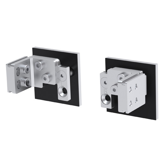 BO 5700046 Bohle MasterTrack ST набор для крепл. трека к неподвиж.створк. полир.алюм.