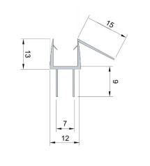 a206.prem.cl.10 Уплотнитель ПВХ