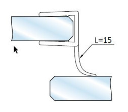 a013-15.black.8 Уплотнитель ПВХ