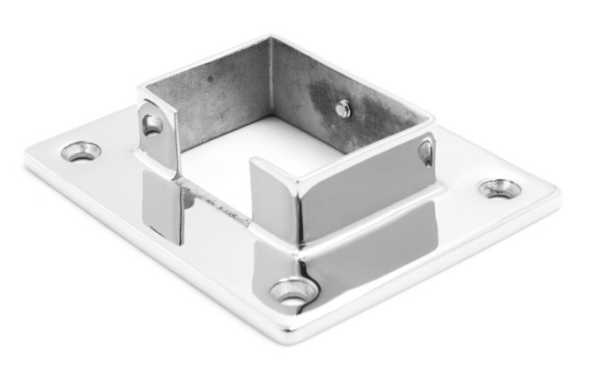 PP4060-F Фланец к стене поручень с пазом 40*60