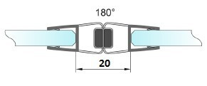 a040.cl.10 Магнитный уплотнитель прямой